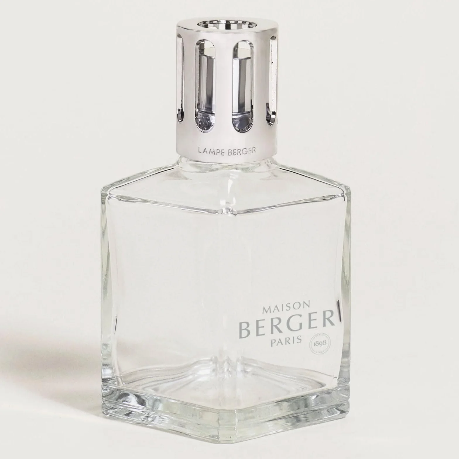 Maison Berger – Coffret Lampe Berger Essentielle Carrée avec 2 Recharges 250 ml Incluses – Air Pur & Vent d’Océan – Lampe à Catalyse - Purifier et Parfumer l’Air – Diffusion Fine et Homogène