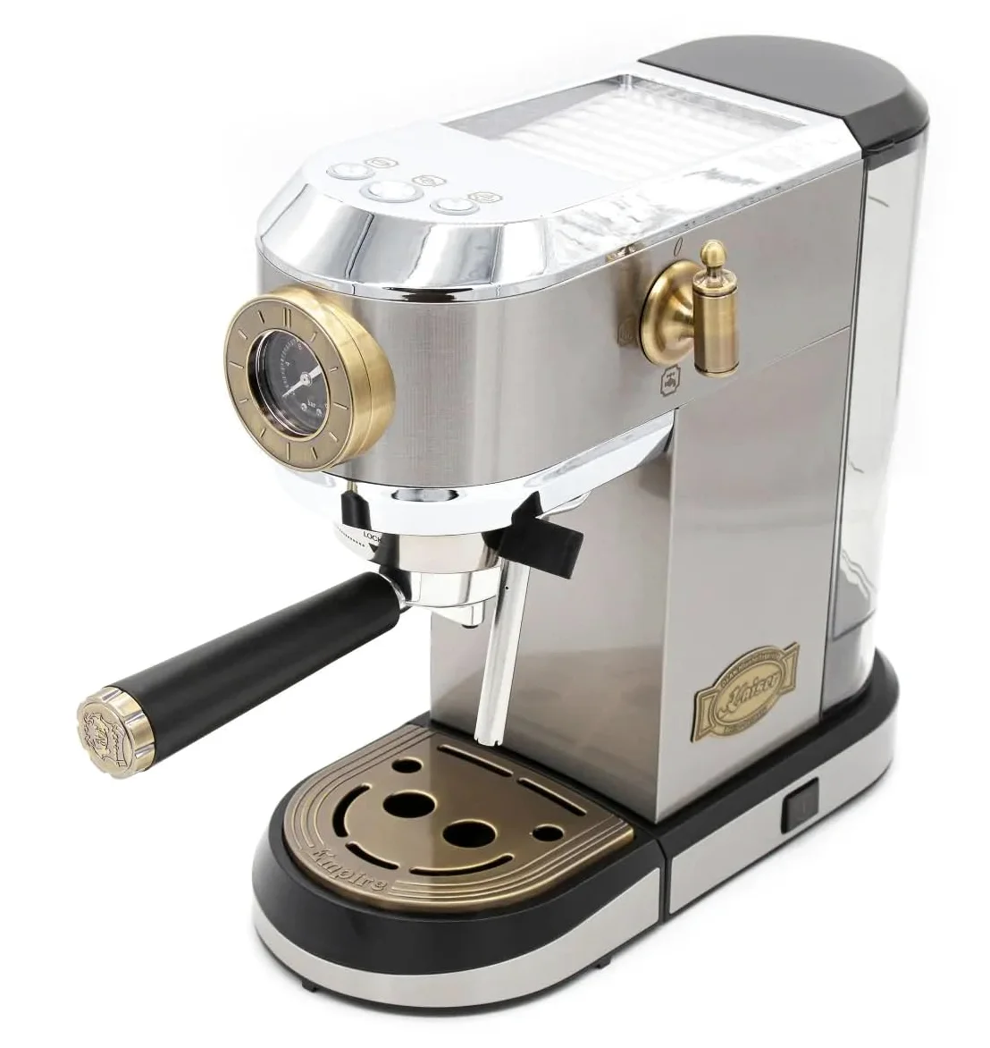 Kaiser KA 2001 R Empire Machine à expresso avec porte-filtre en acier inoxydable 19 bar