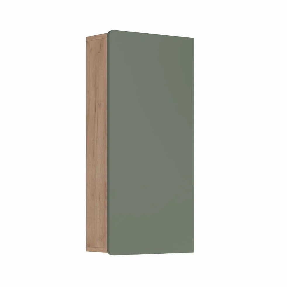 Vicco Armoire Suspendue Izan, Vert/Force de l'or Chêne, 36.6x76.6cm, à Suspendre au Mur pour Combiner avec d'autres Meubles de Salle de Bain Izan