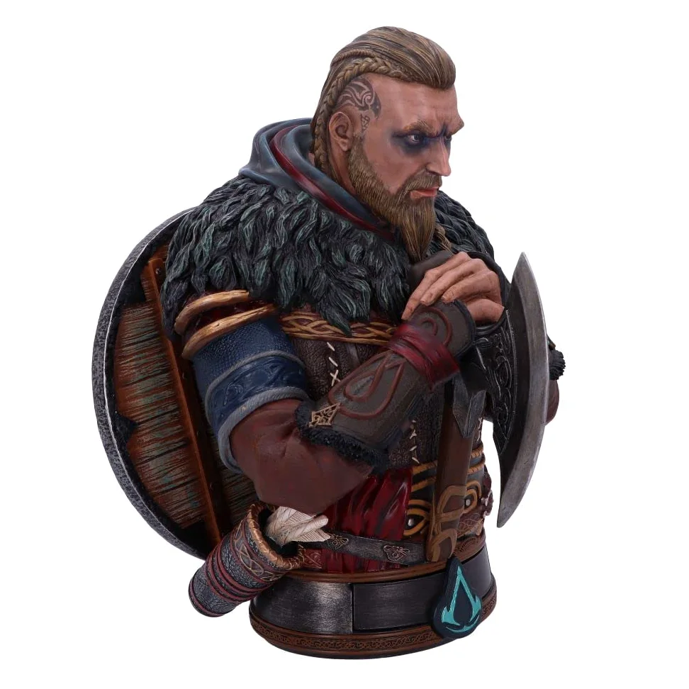 Nemesis Now Buste sous Licence Officielle Assassin's Creed Valhalla Eivor, Multicolore, 32 cm, résine