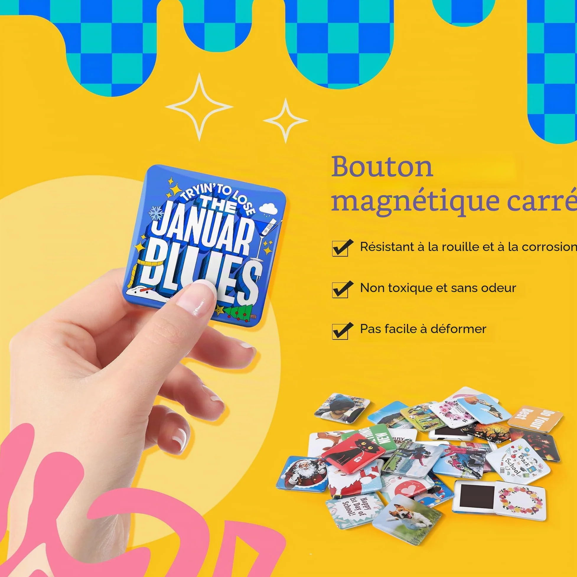 Autocollant pour réfrigérateur. KEYSAFER