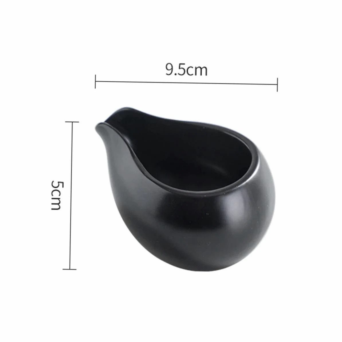 Cabilock Pot à Lait en Céramique Vintage Poignée Ergonomique et Fond Résistant à L'usure, pour Familles et Restaurants, Lot de 3 Pichets à Sauce Élégants