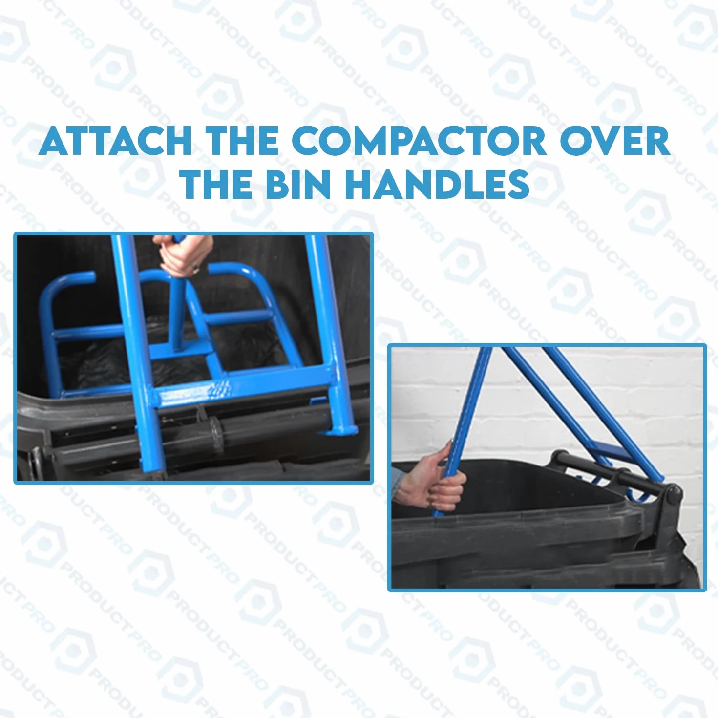 Produit Pro Compacteur d'ordures pour bacs roulants standard Ménage-Jardin-Recyclage