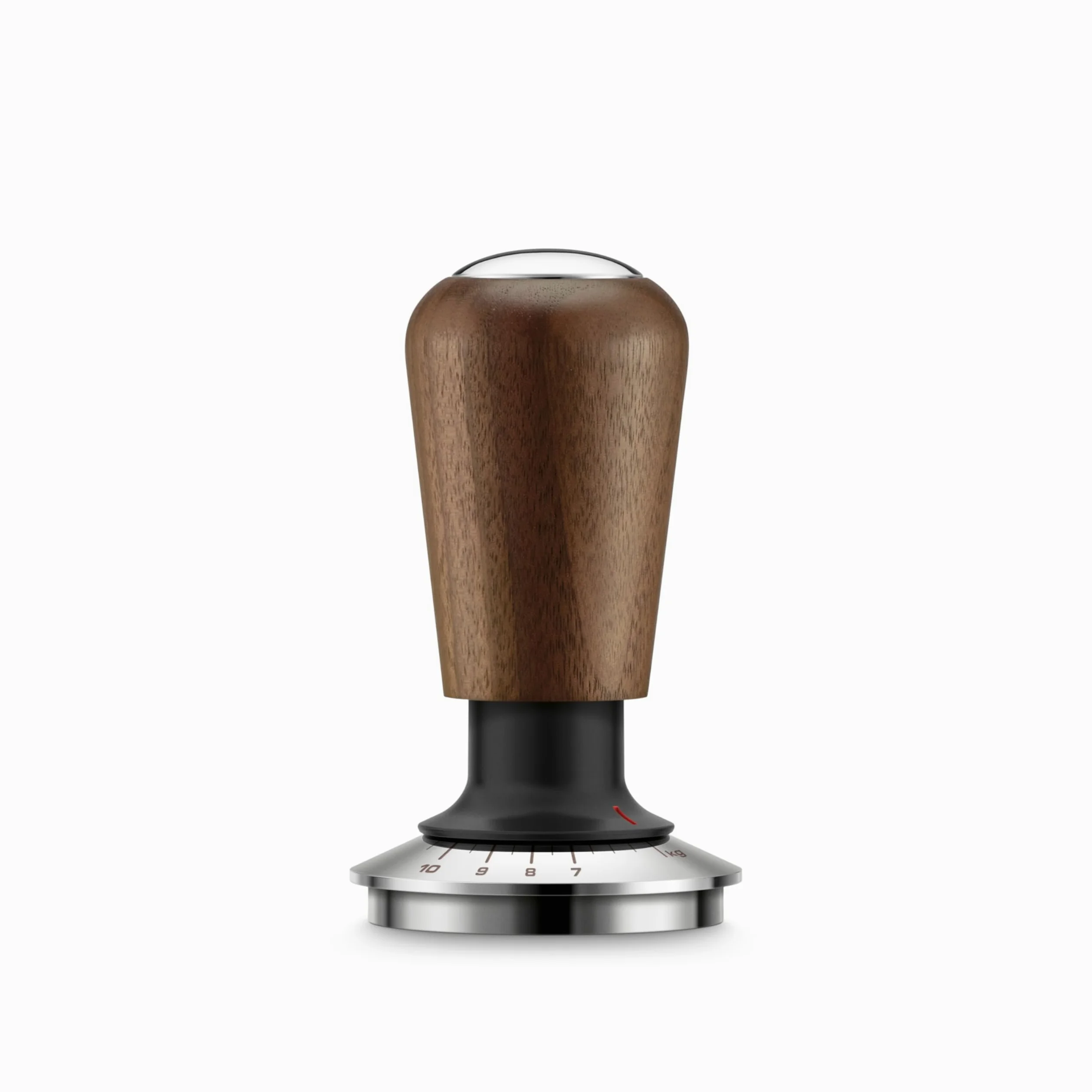 Sage - The Force Gauge Tamper 54mm - Tasseur à Espresso Auto-nivelant, Pression Cohérente, Compatible avec Les Porte-filtres de 54mm - Noyer de Qualité Supérieure