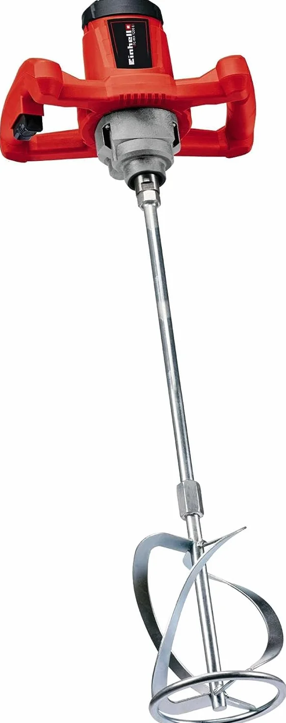 Einhell Mélangeur de peinture et de mortier TC-MX 1200 E (680 tours par minute, avec mélangeur pour mortier Ø 100 mm)