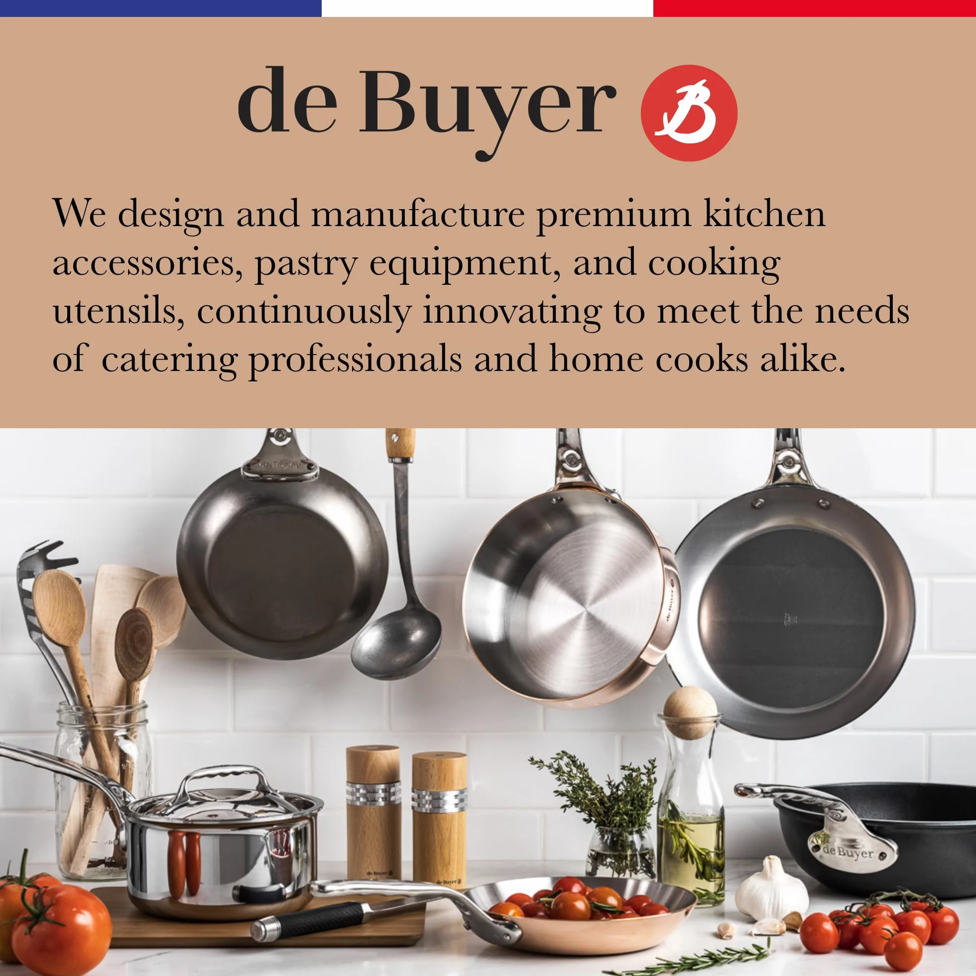 DE BUYER -3709.28 -couvercle inox bombe pr affinityø28