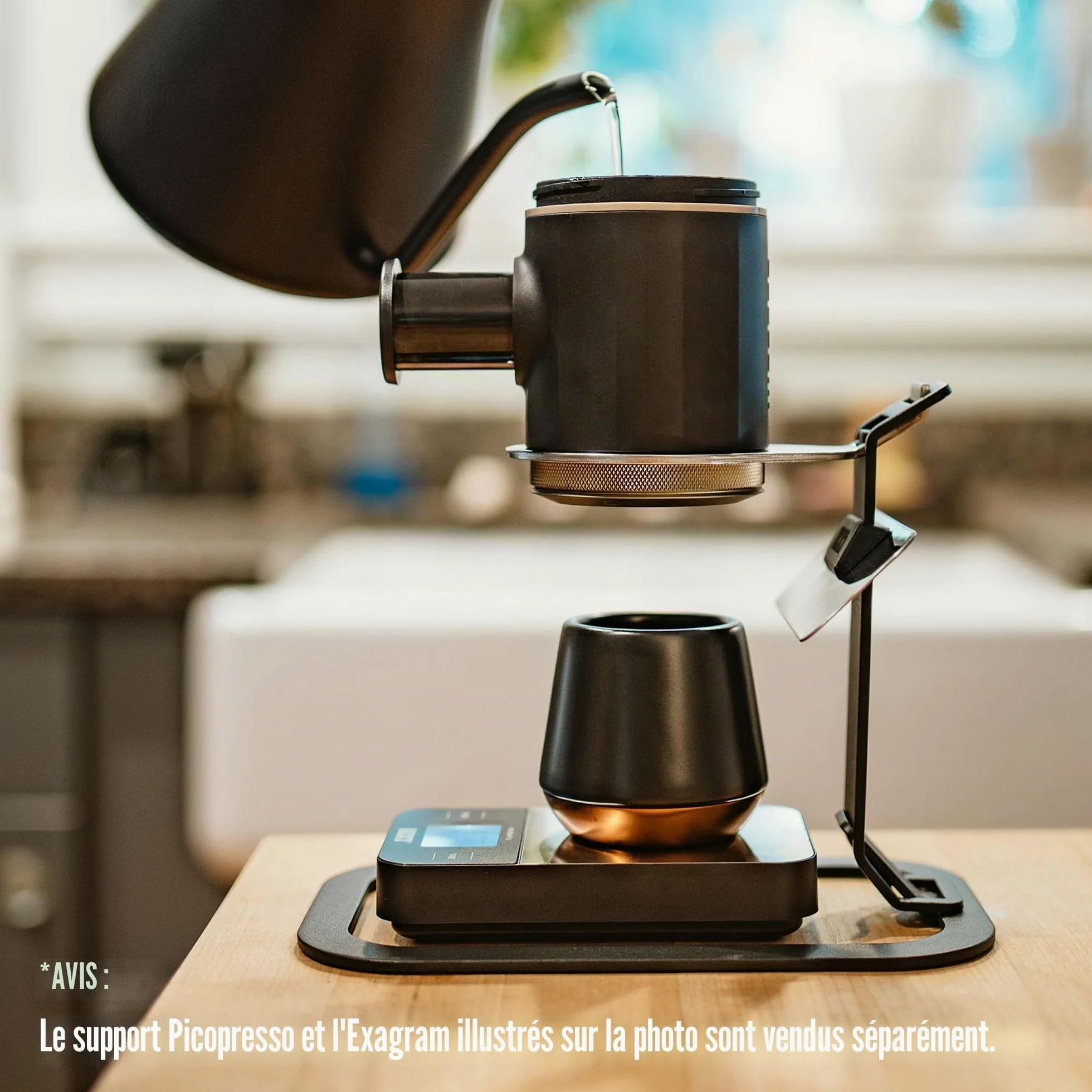 WACACO Picopresso Machine à Espresso Portable avec son Étui de Protection, Machine de Niveau Barista Dédiée aux Cafés de Spécialité, Mouture Ultra-fine, Cafetière de Voyage Manuelle