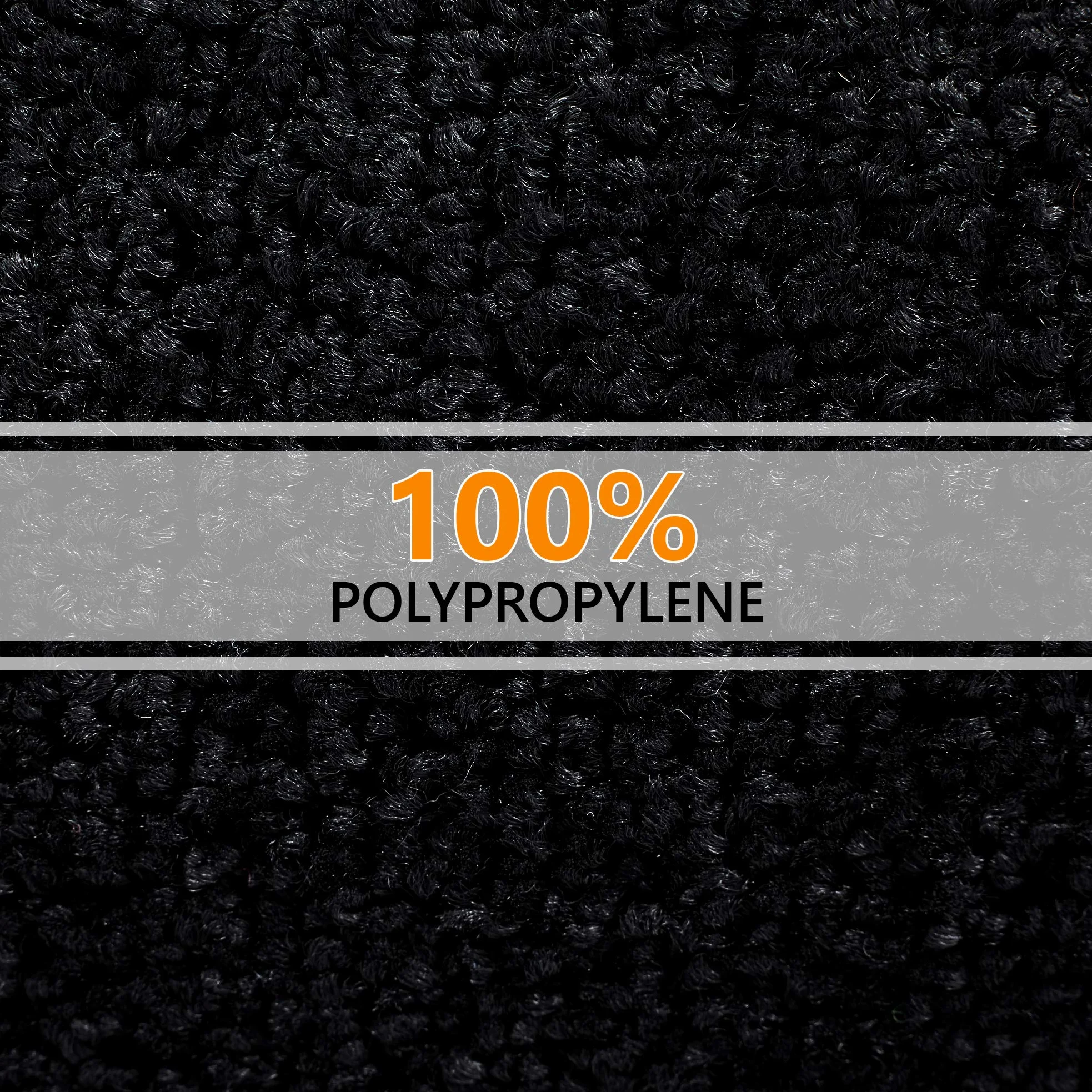 GadHome Tapis de Porte, Noir 60x90 cm|Tapis de Porte extérieur, imperméable, Lavable, Tapis Robuste antidérapant, retient la poussière, paillasson, Couloir, entrée, Cuisine, Chambre