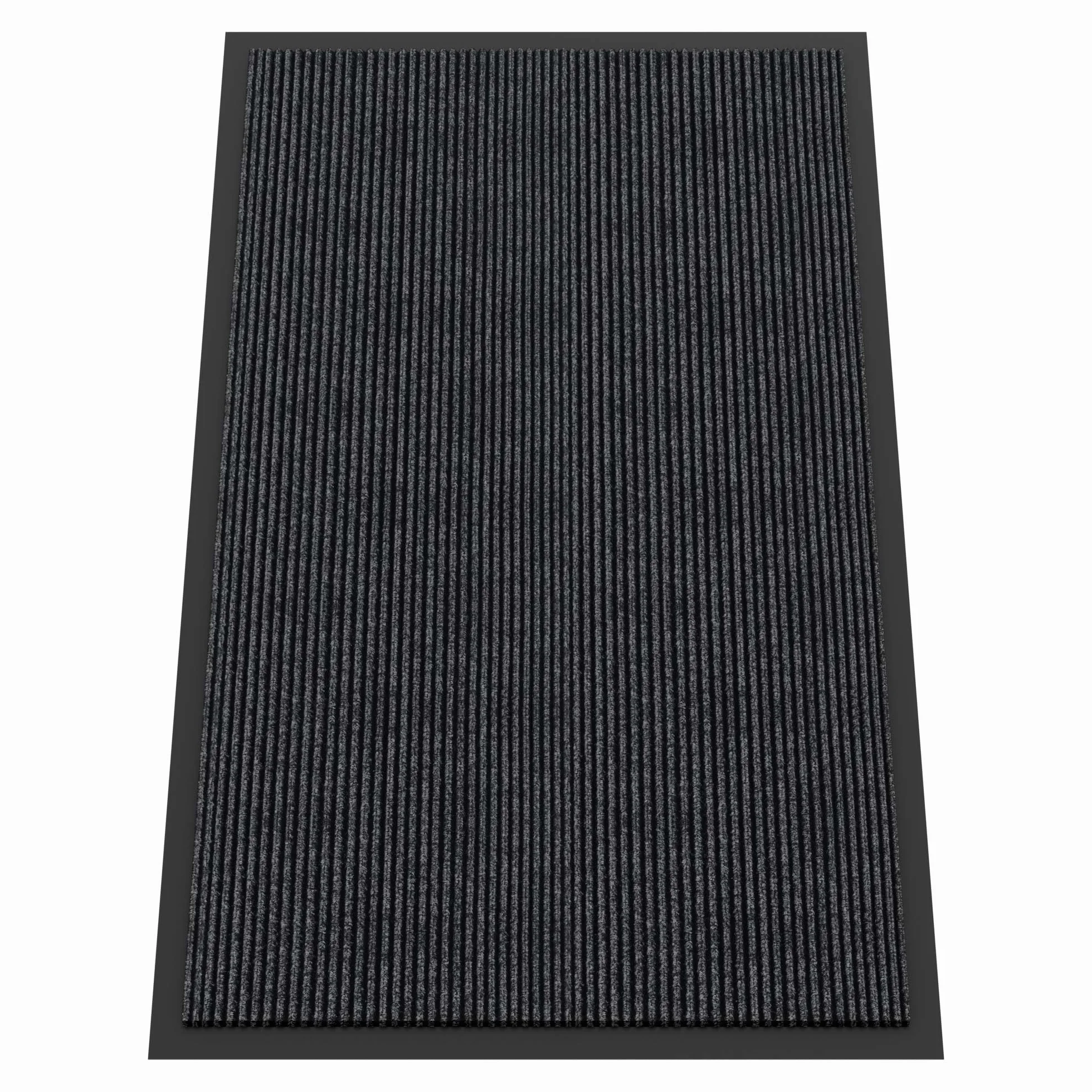 Paillasson Exterieur Entree 75x150cm, Grand Tapis d'Entrée, Tapis Entrée Exterieur Resistant Pluie, Tapis Commercial pour entrée -Gris Foncé