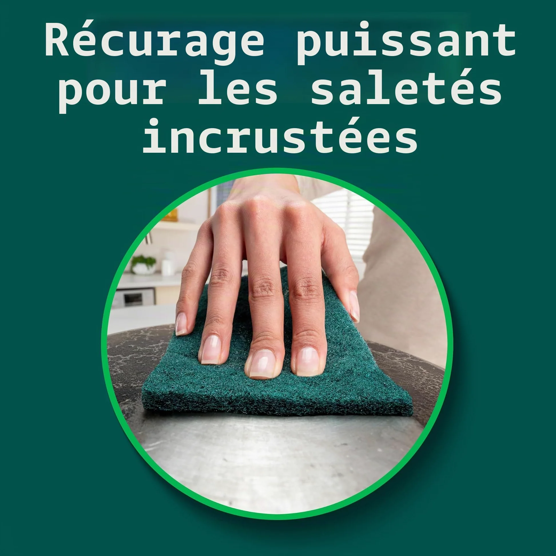 Scotch-Brite Lot de 30 tampons à récurer Robustes pour Cuisine et Nettoyage de la Vaisselle