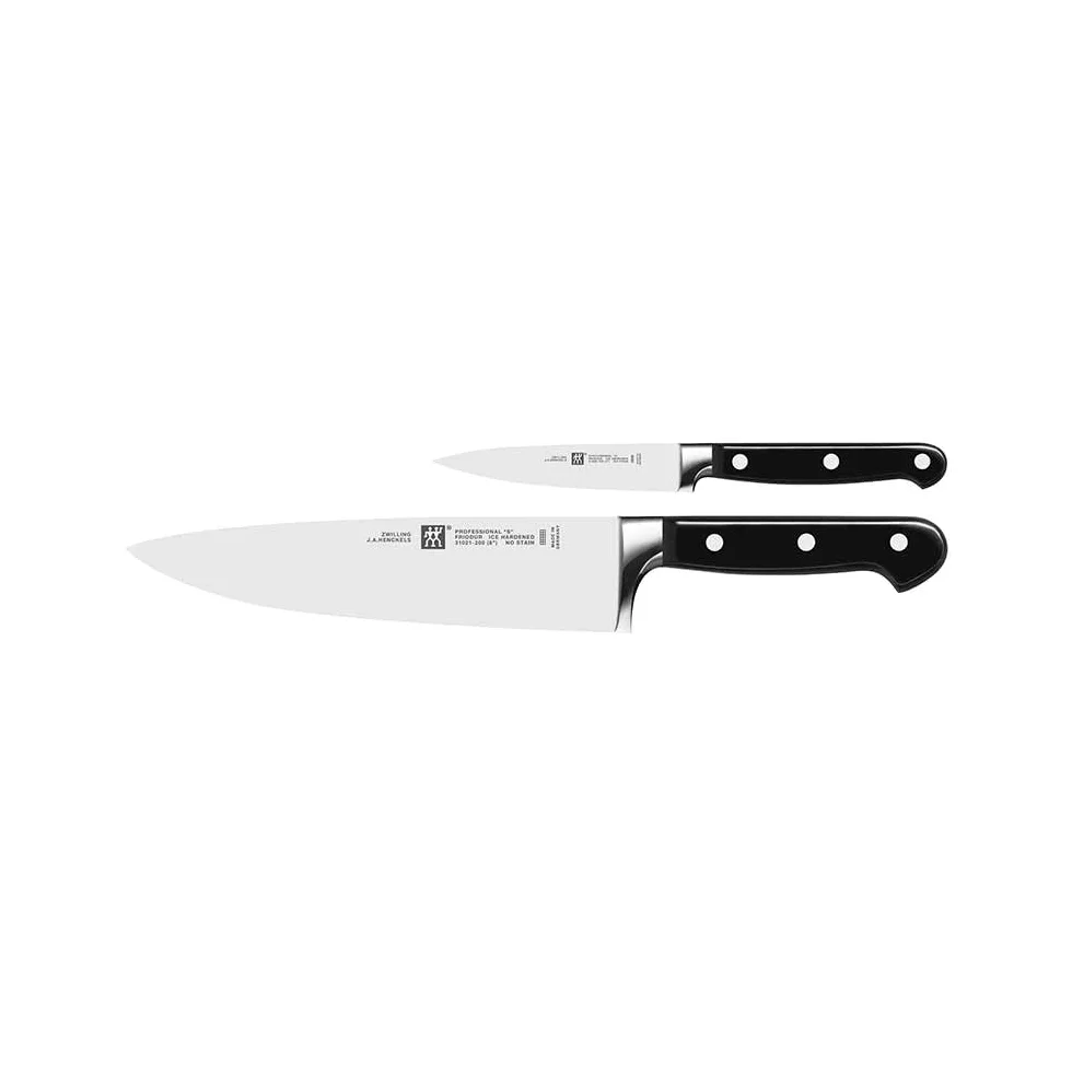 ZWILLING Set de Couteaux (2 pièces), Acier Formule spéciale, série Professional S