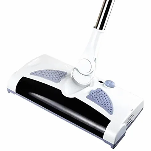 Balayeuse manuelle rechargeable pour nettoyage de sols et tapis à haute efficacité, idéal pour une utilisation domestique multi-surfaces