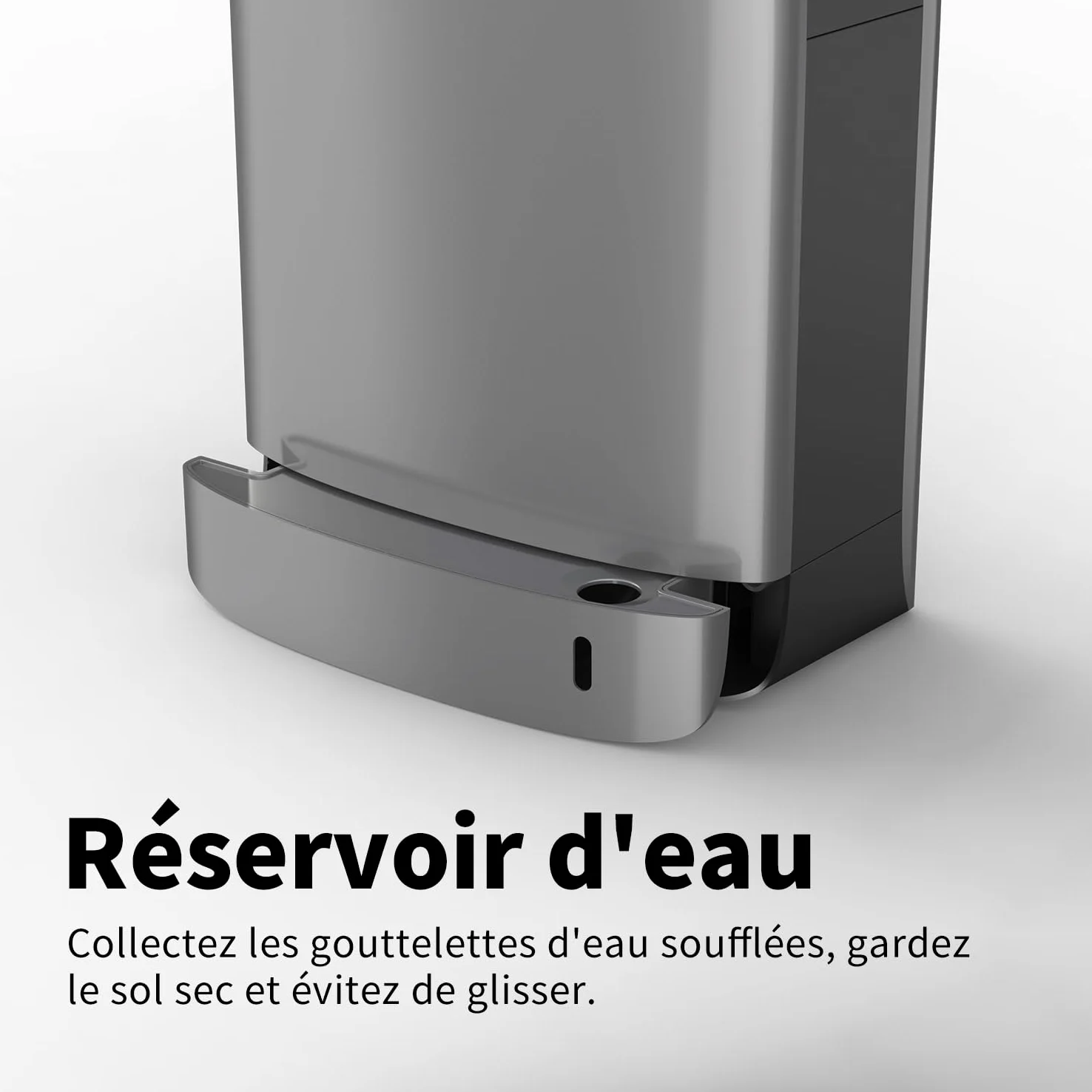 AIKE Swan Sèche-Mains Slim avec Filtre HEPA, Design Courbé Élégant et Esthétique Minimaliste pour Salles de Bain Modernes, 220V Modèle AK2065