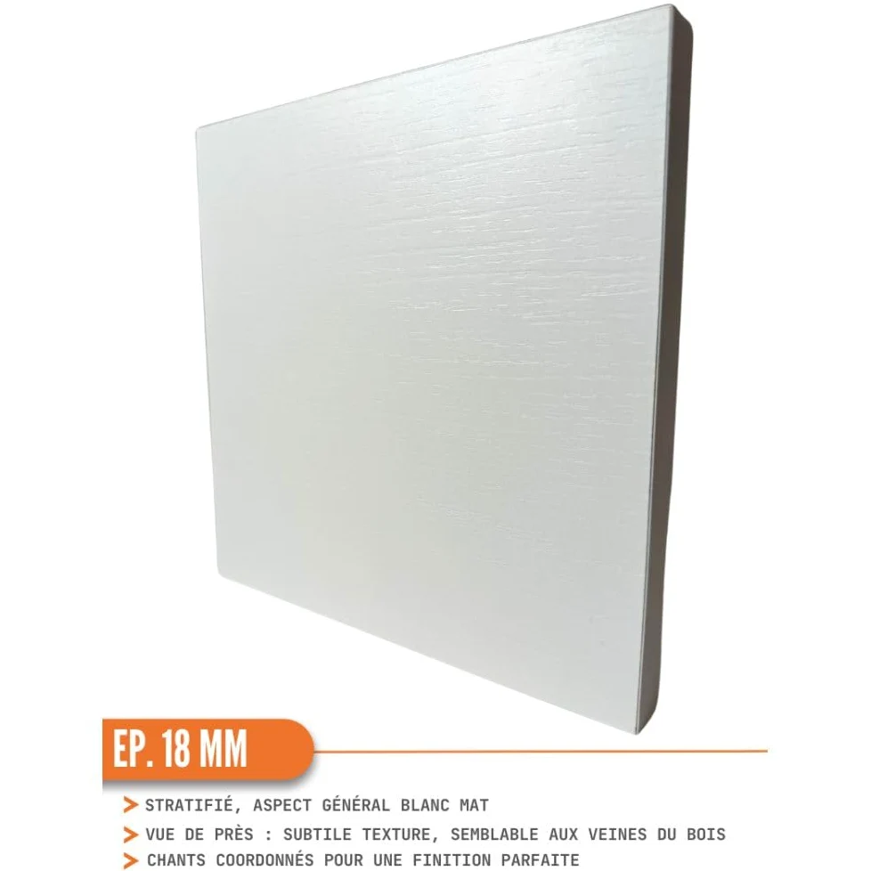 Cuisineandcie - Meuble pour Four encastrable Eco Blanc L 60 cm