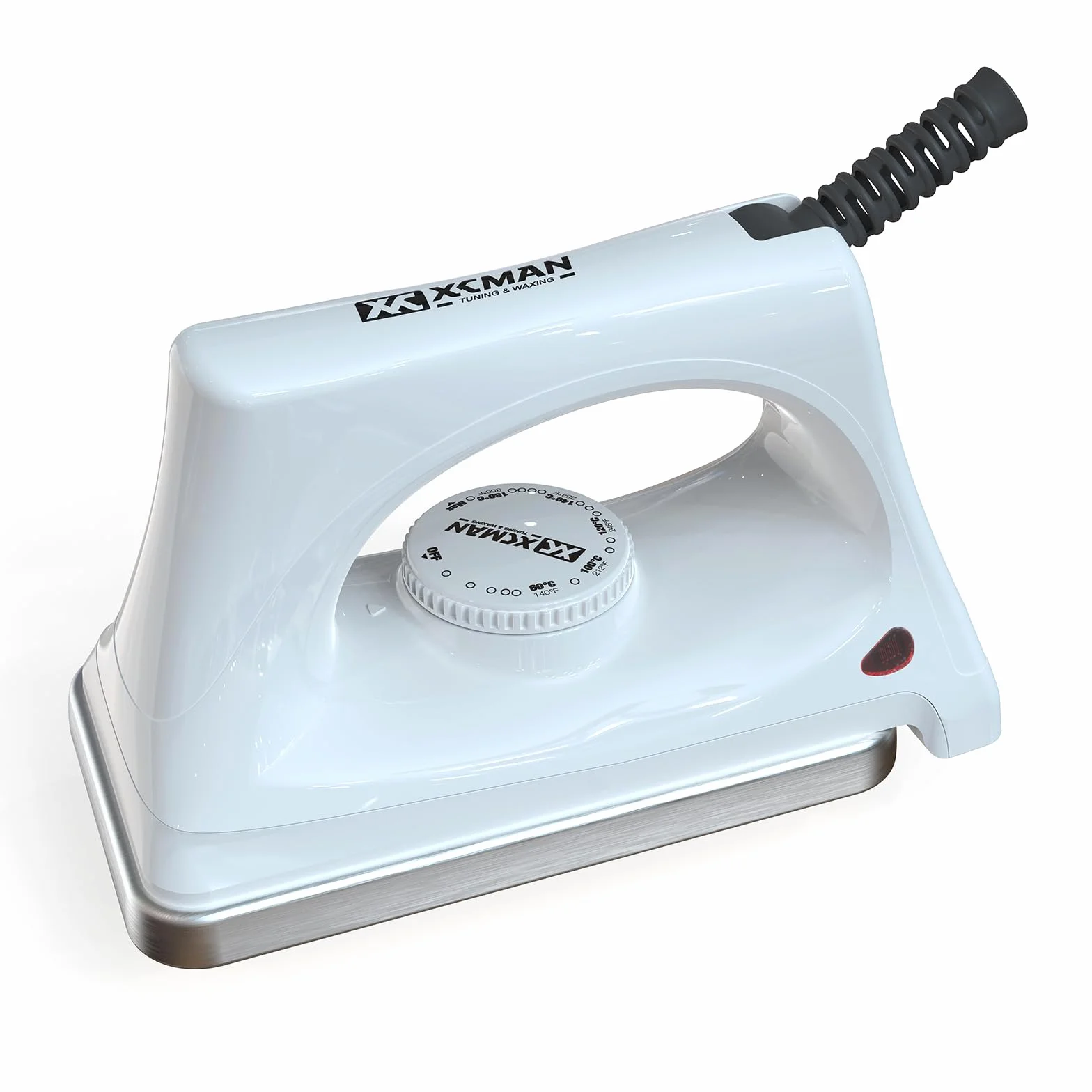 XCMAN Fer à repasser pour ski et snowboard, 230 V, 1000 W, structure en losanges, qui optimise la répartition et la compression de la cire