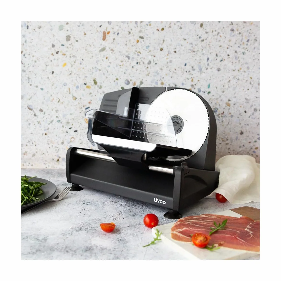 Trancheuse Électrique 150w 19cm Noire - DOM396