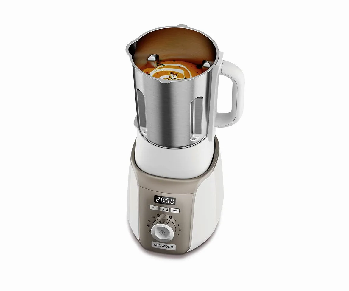 Kenwood Soup Easy CBL30.000CP Robot mélangeur pour soupes et smoothies avec 3 lames, capacité 1,6 l, puissance 1000 W, blanc