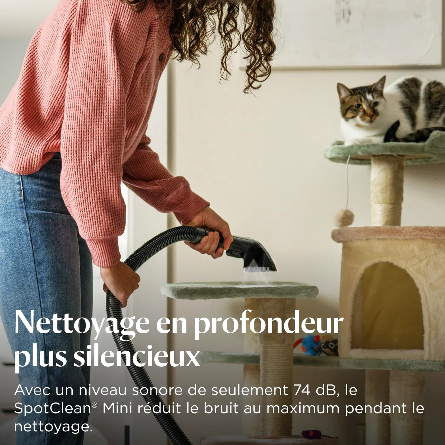 BISSELL SpotClean Mini Shampouineuse Filaire, Nettoyeur Tapis Portable, Idéal pour les Nettoyages Rapides, Compact et Léger, Élimine les Taches en Voiture, Bateau, Canapé et Plus Encore, 41491