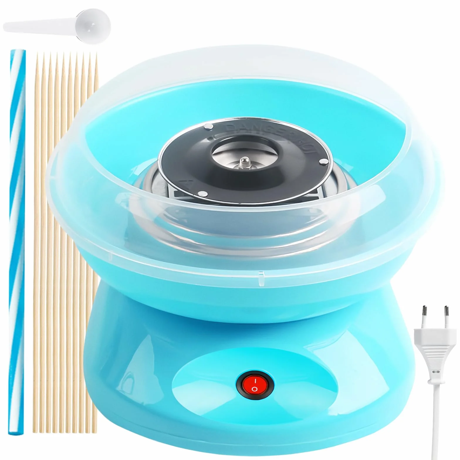 Machine À Barbe À Papa, Cotton Candy Machine, Machine À Bonbons En Coton, Électrique Candy Floss Maker 450w Avec Accessoires Pour Anniversaire Diverses Fêtes Facile À Utiliser Et À Nettoyer