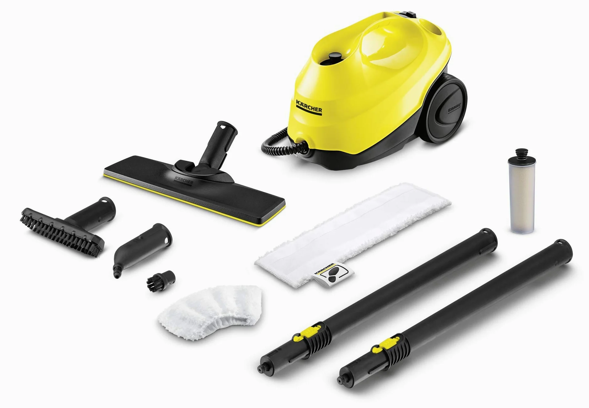 Kärcher SC 3 Nettoyeurs Vapeur Buse Pour Sol, Jaune/Noir, 1900 W
