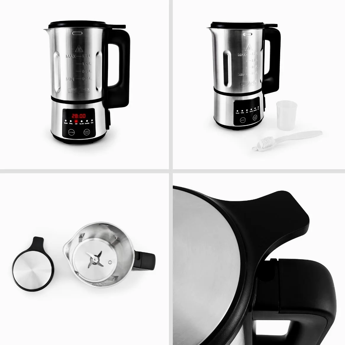Blender Chauffant Et Soup Maker Inox Creamix Kitchencook