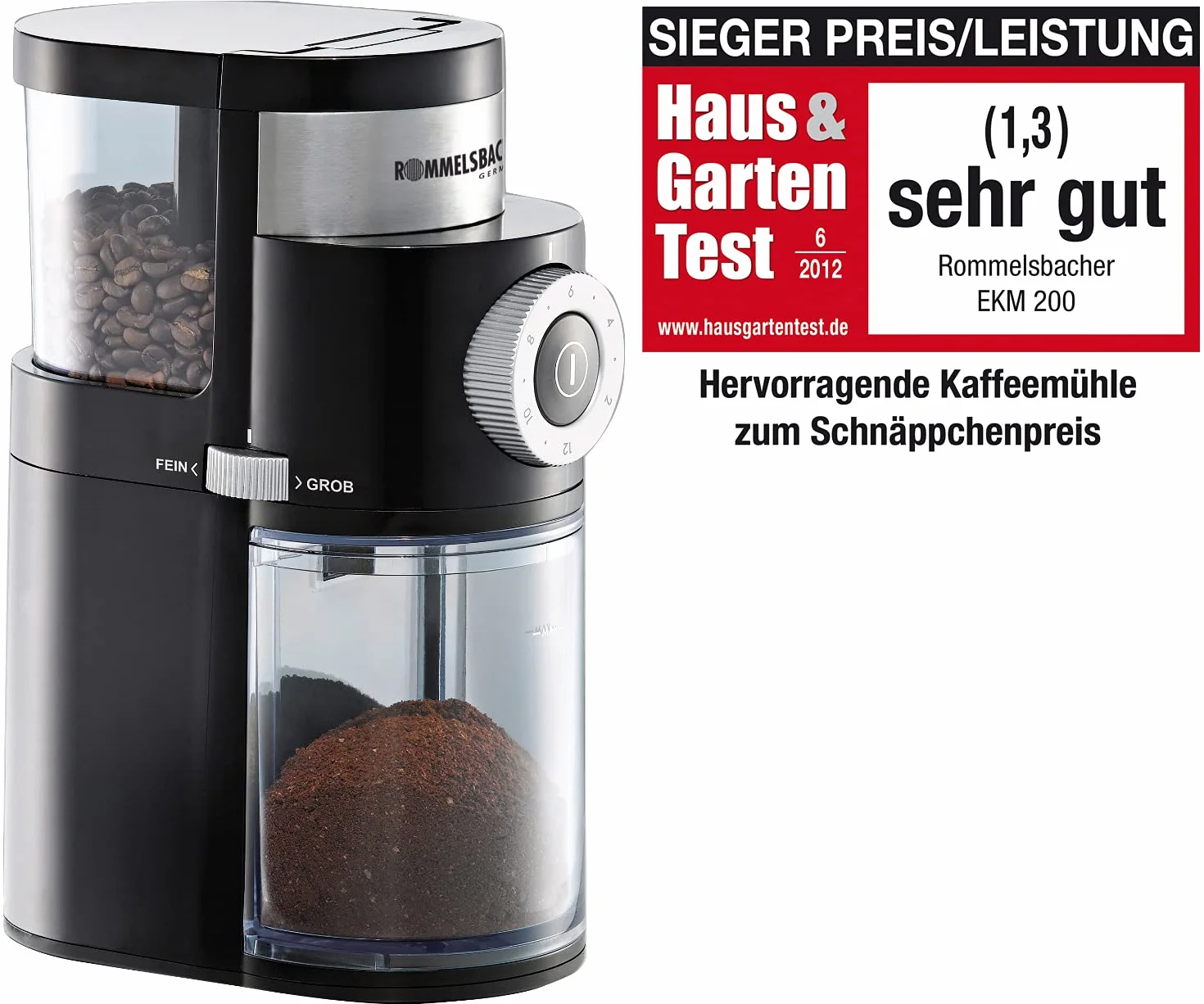 Rommelsbacher EKM 200 Kaffeemühle