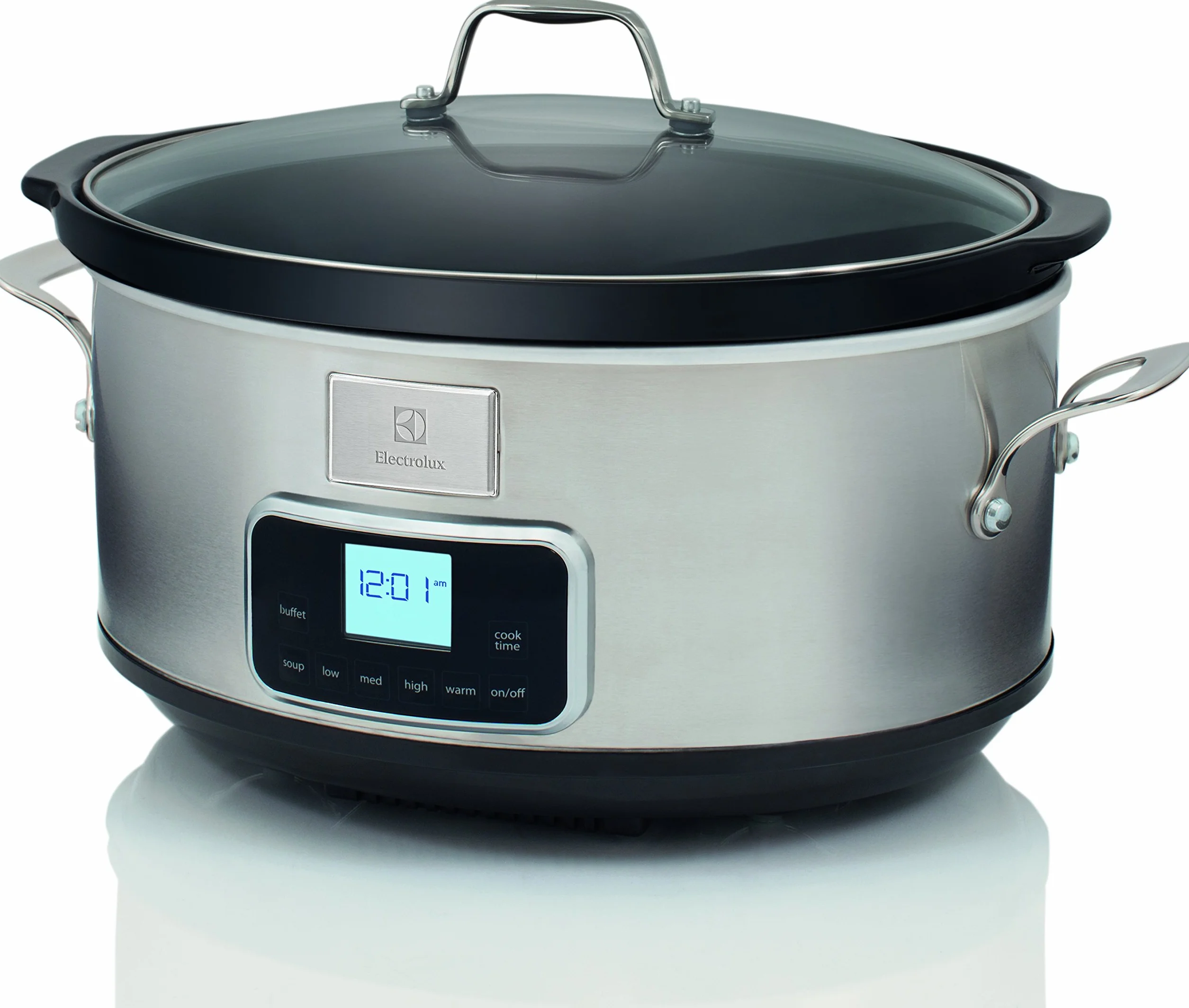Electrolux MIJOTEUSE ESC7400 - Mijoteuse en acier inoxydable avec 6 programmes prédéfinis, 235 W, 6,6 lt