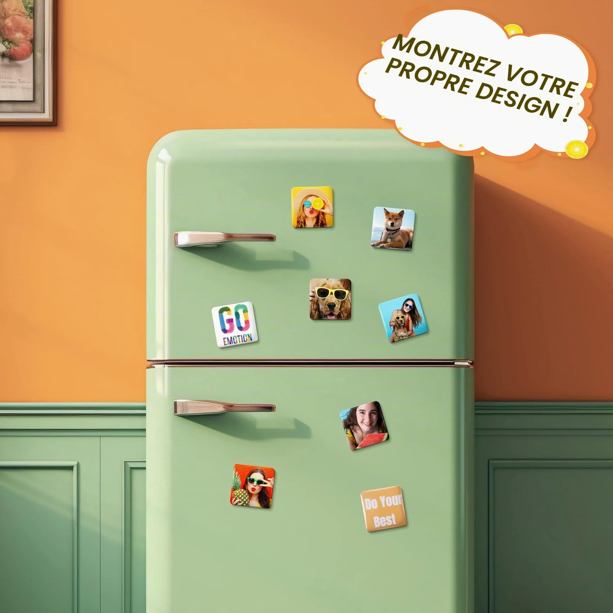 Autocollant pour réfrigérateur. KEYSAFER