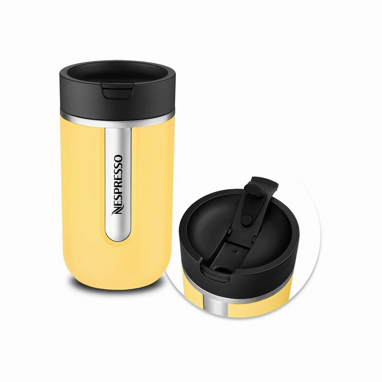 Mug de voyage jaune soleil Nespresso