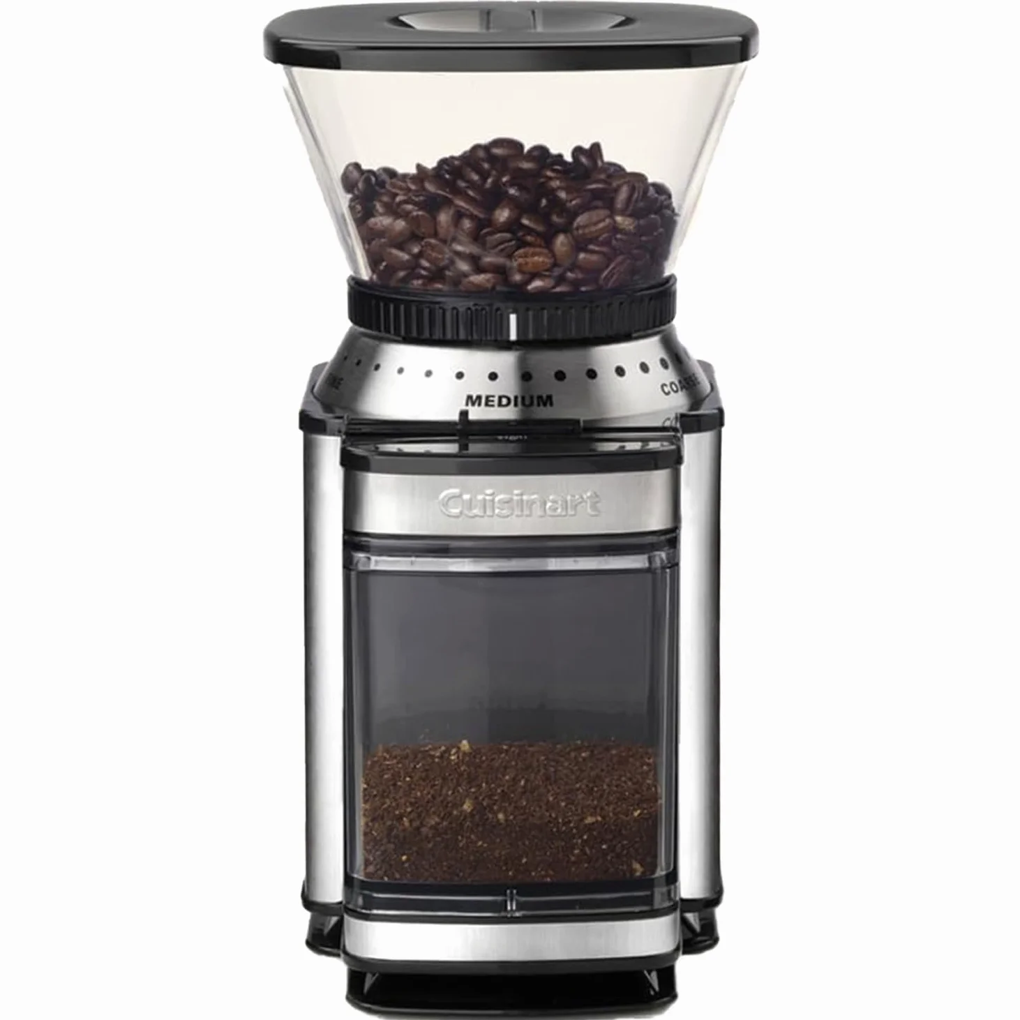 CUISINART Moulin à café pour la maison | 4-18 tasses | 18 réglages de mouture | Différentes intensités d'infusion - espresso, infusion à froid, latte, cappuccino | lavable au lave-vais