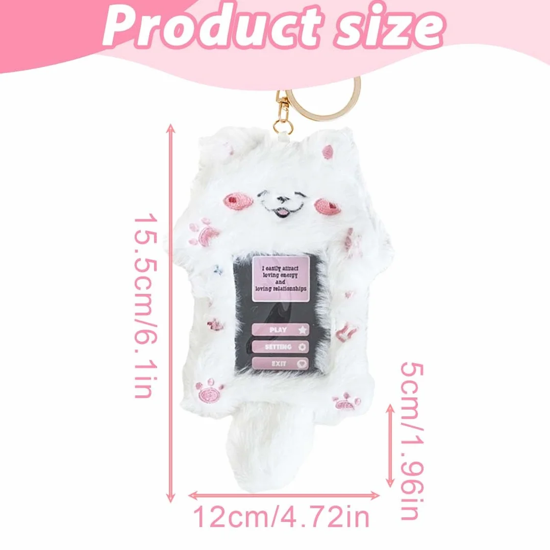 NHQZ NHQ Photocard Holder,Photo Keychain,Kpop Photocard Holder,Chiot en peluche Card Sleeves,Picture Frames,Top Loaders for Cards