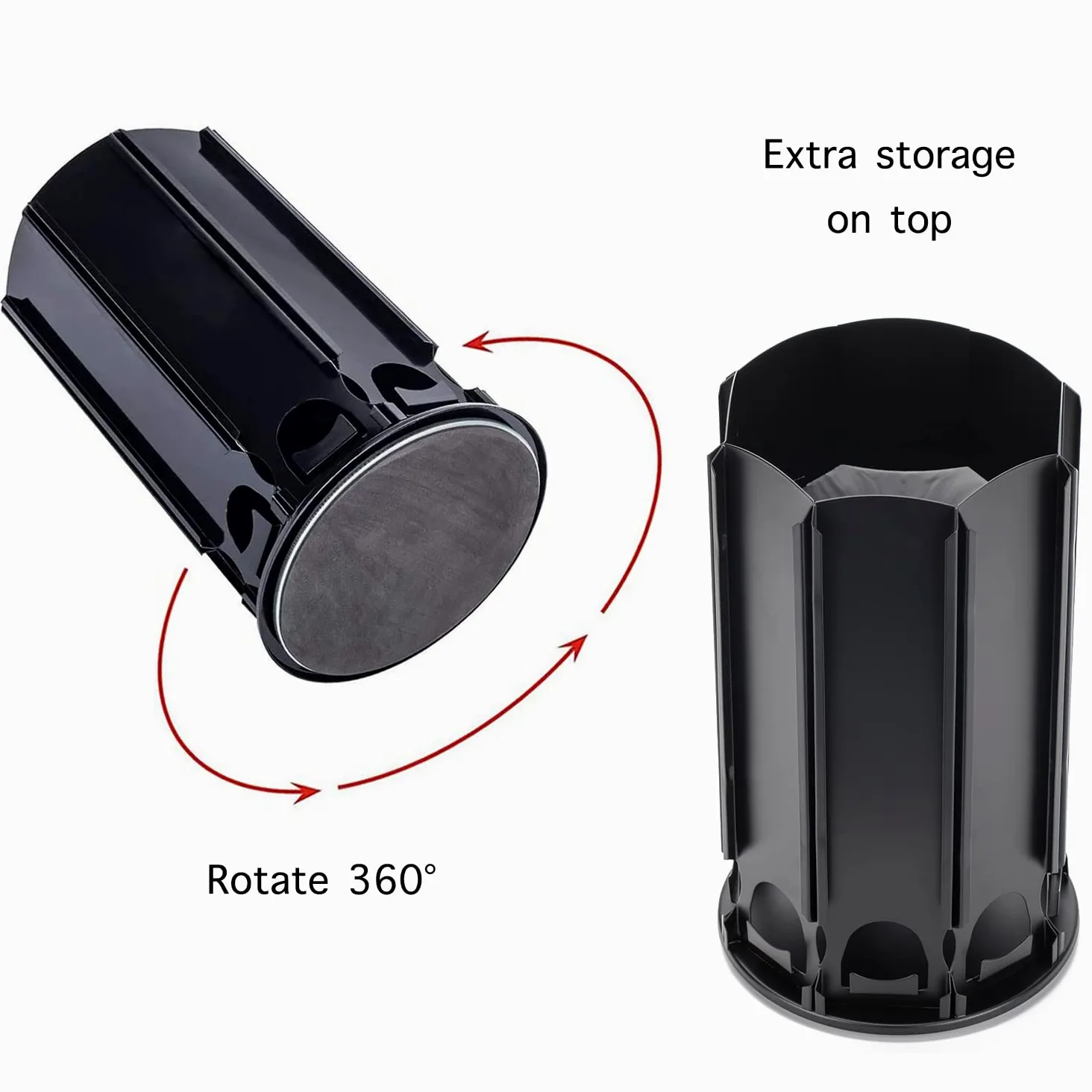 Bagoo Support Capsules de Café pour Nespresso Vertuoline avec Stockage Central de Dosettes Supplémentaires Rotation à 360 degrés (40+)