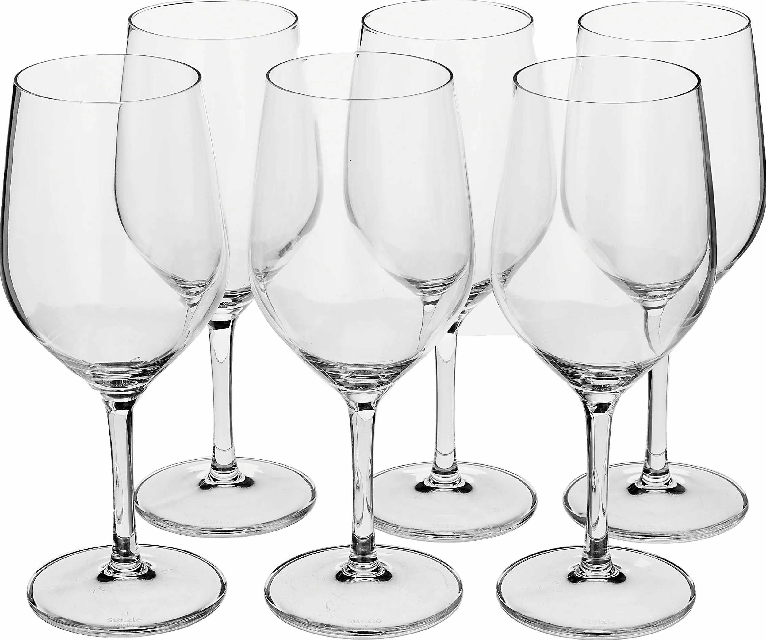 Stölzle Lausitz 3760002 Lot de 6 tasses à vin blanc ultra en verre 375 ml Hauteur 194 mm Diamètre extérieur 80 mm