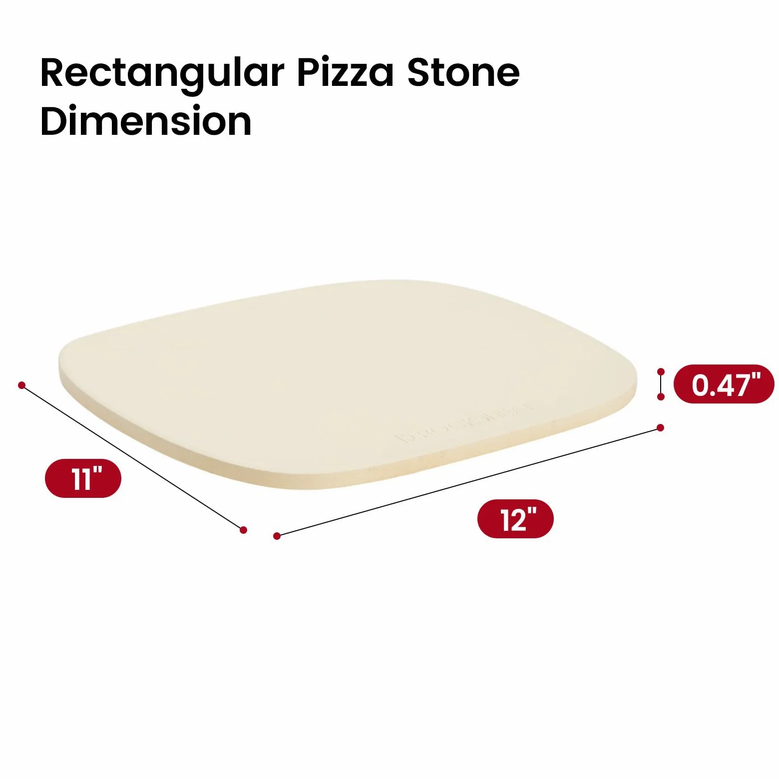 Pierre à pizza, forme unique, 30 x 28 cm, pierres à pizza pour four, gril, barbecue, pierre de cuisson en cordiérite robuste pour pizza, pain et biscuits, design irrégulier innovant