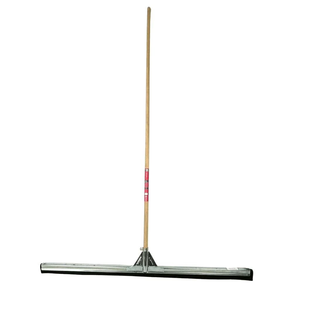 Raclette à Eau 100 cm, Raclette pour Sol Extérieur, Manche en Bois 150 cm, Terrasse Extérieure, Outil Professionnel pour Nettoyage, Usage Intensif