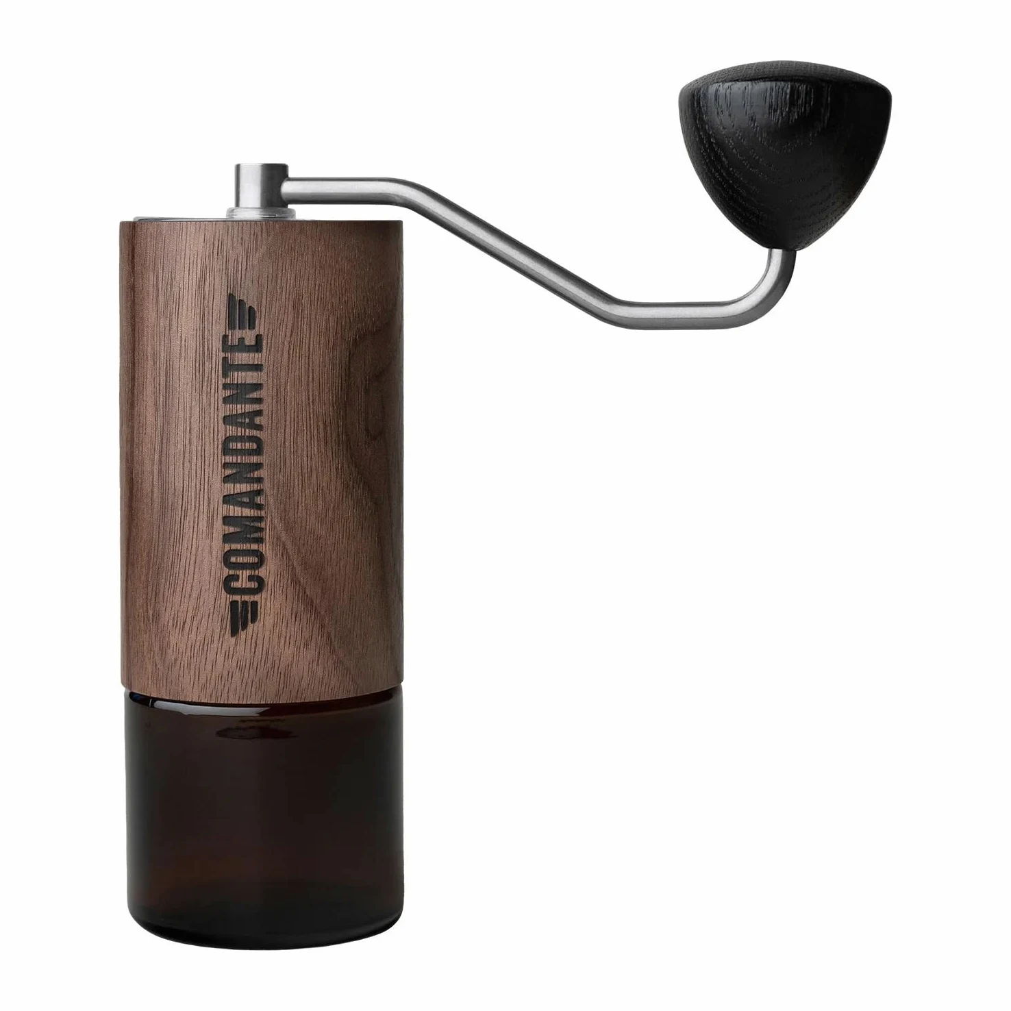 Comandante Moulin à café C40 MK4 Walnuss, Ambre Liquide, Argenté/Marron