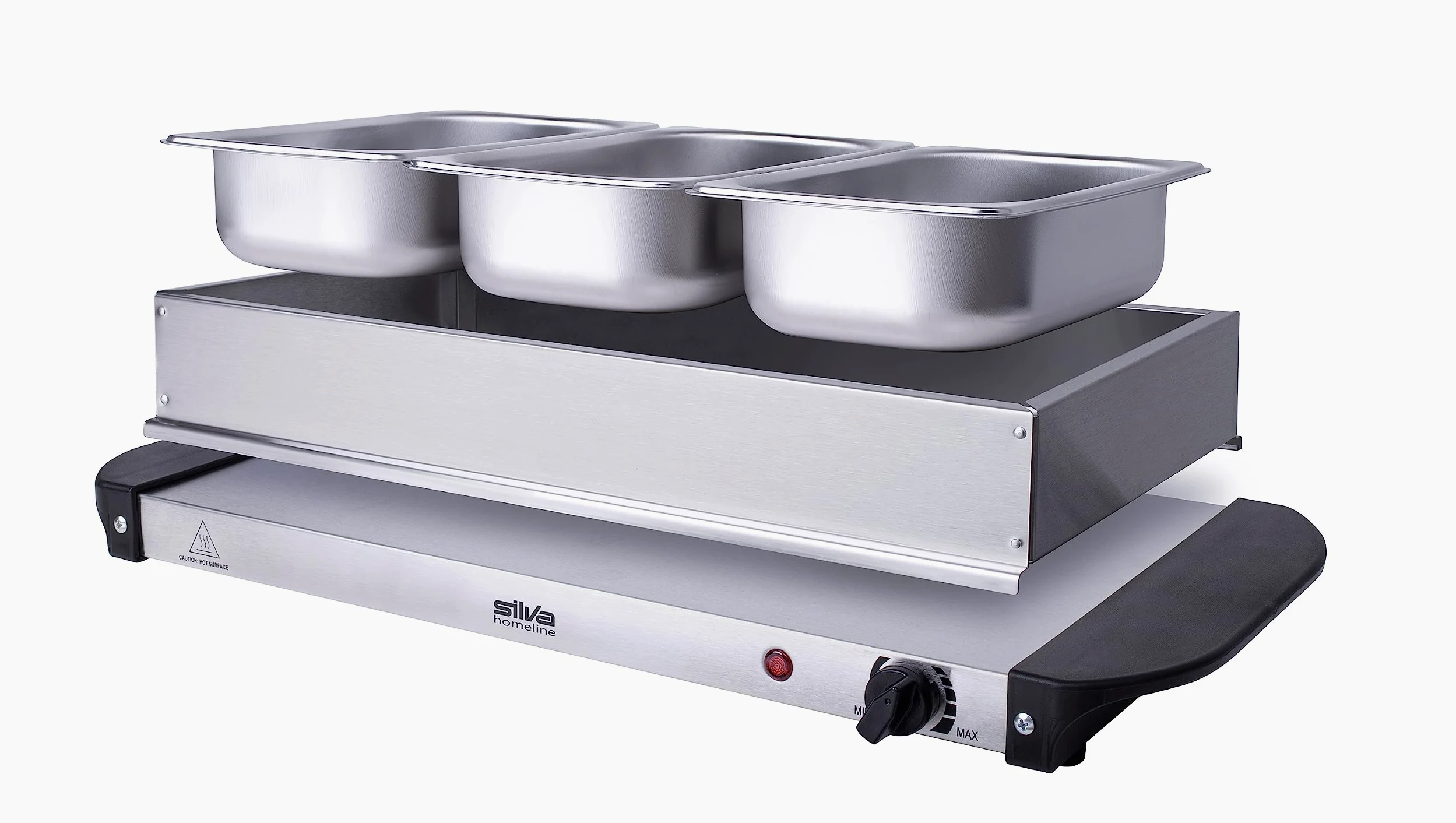 Stay Hot SH 3.1 Buffetwärmer & Warmhalteplate 2 en 1 200 W Idéal pour buffets, fêtes et familles