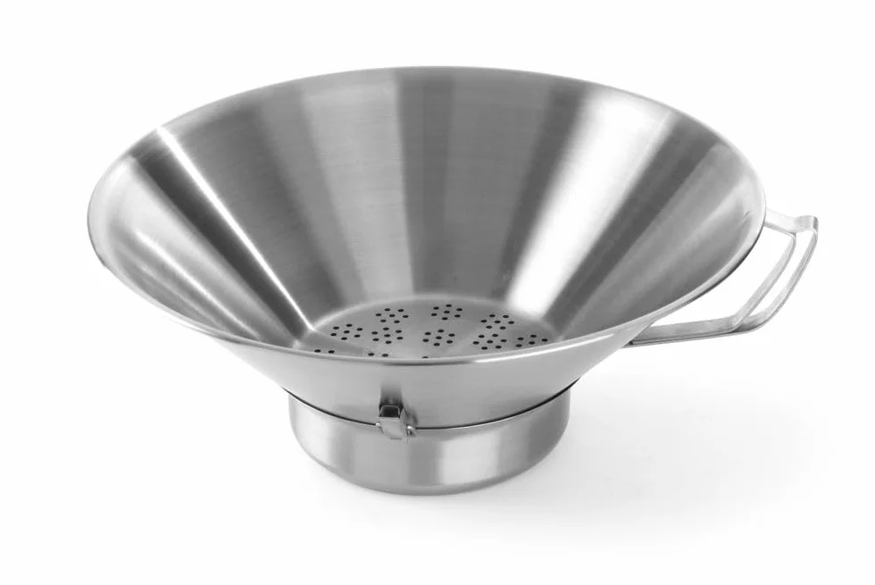 HENDI 630808 Egouttoir à Friture En Inox, Silver & 630105 Salière et poivrière