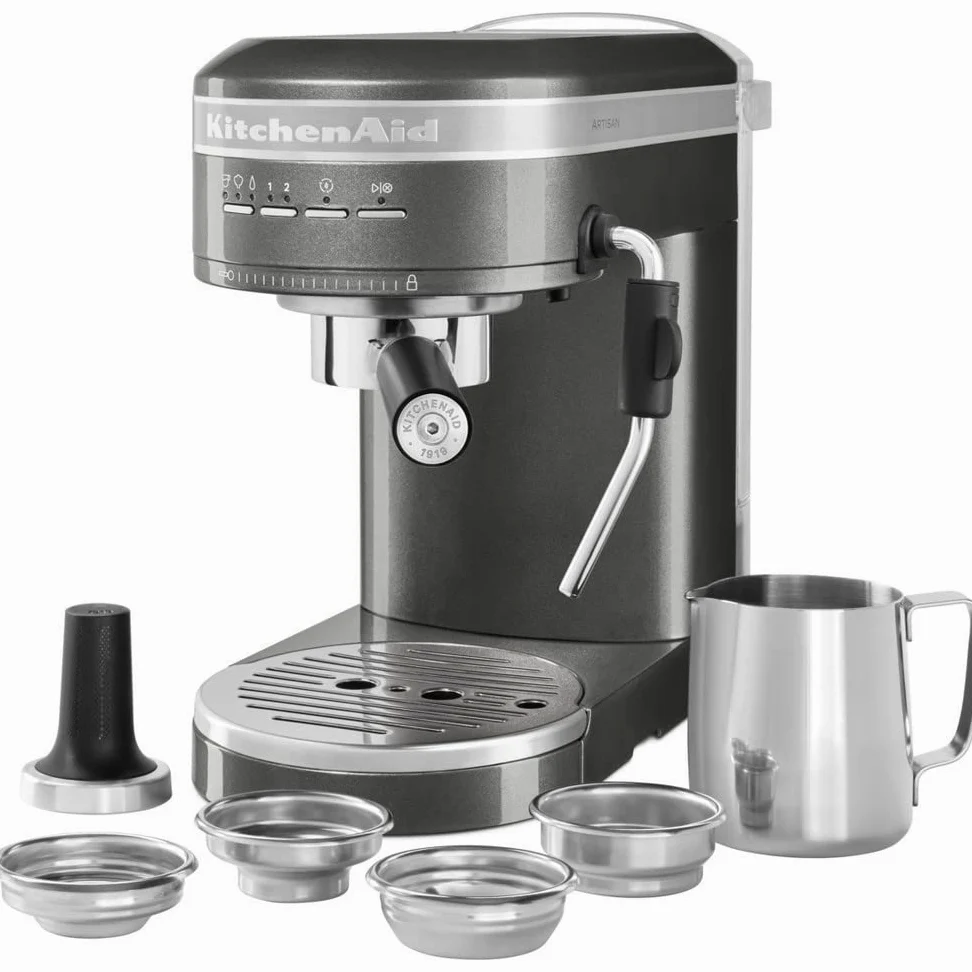 KitchenAid MACHINE À ESPRESSO - ARTISAN - GRIS ÉTAIN 5KES6503EMS