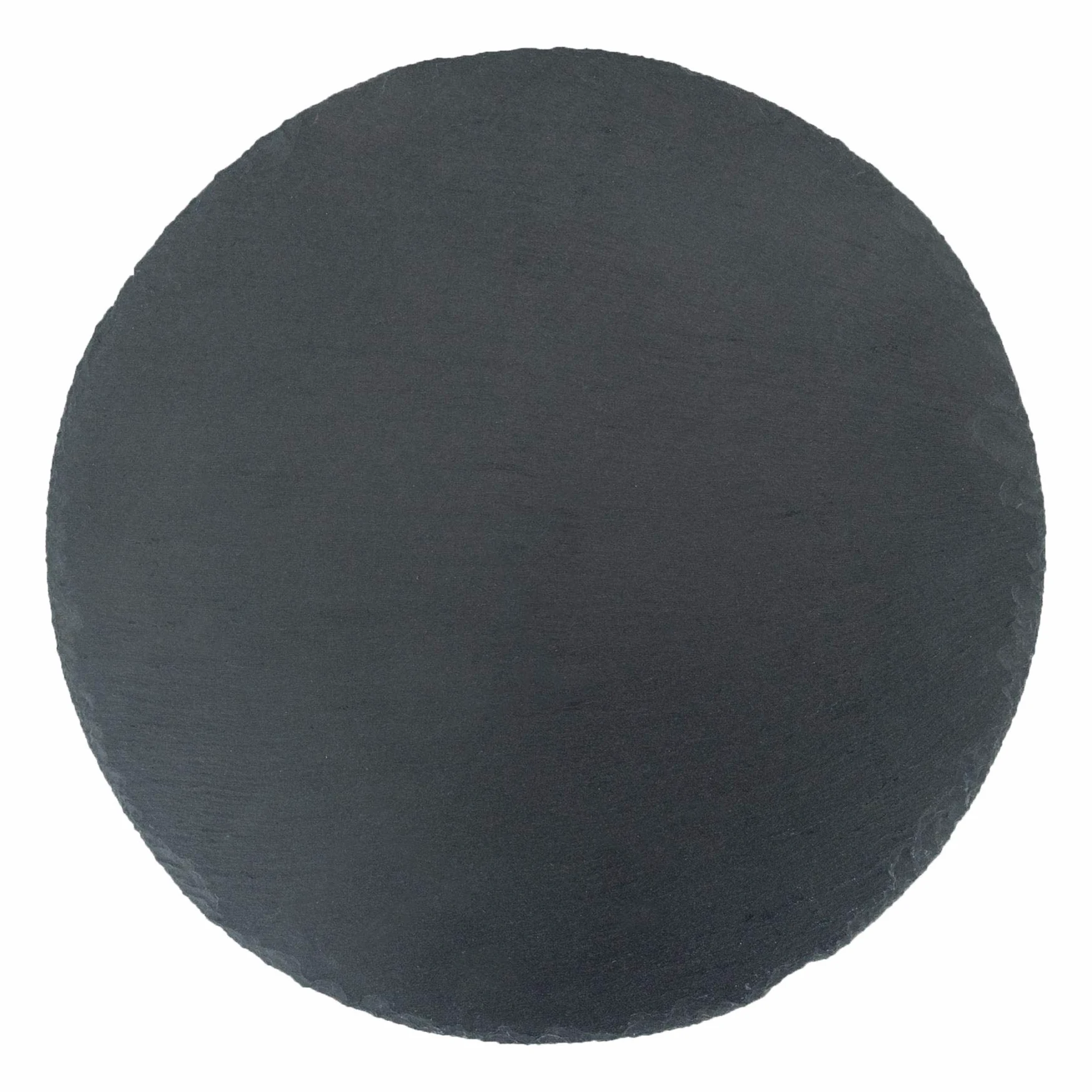 Argon Tableware Rond Sets de Table en Ardoise - 30cm - 12x Grand Naturel Noir Pierre À Manger Tableau Dîner Portion Conseil Plat Lieu Tapis Sets