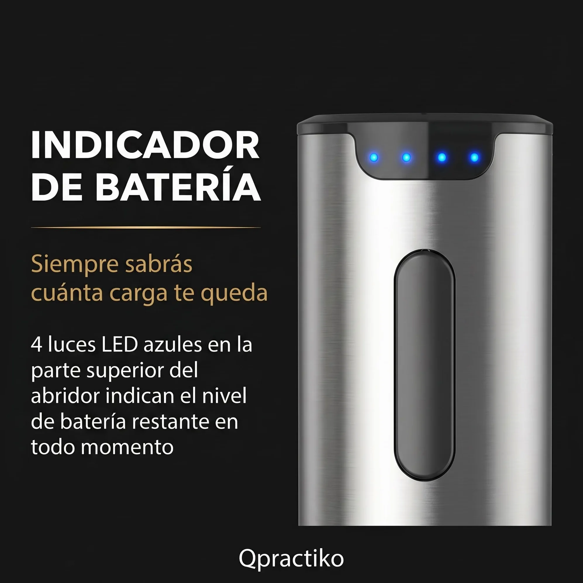 Tire-bouchon électrique rechargeable en acier inoxydable | LED, Chargeur USB, Coupe-capsules inclus, Batterie au lithium, Jusqu'à 70 bouteilles