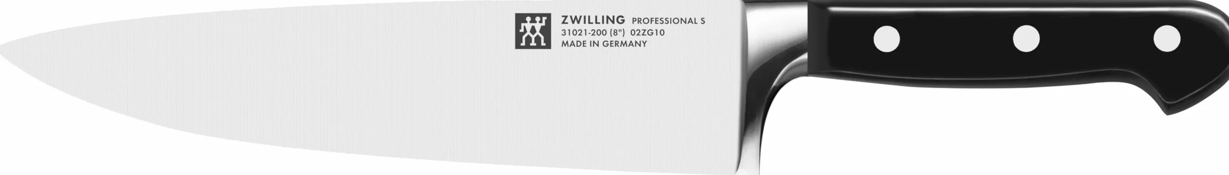 ZWILLING Professional S Set de couteaux 3 pièces, acier spécial inoxydable, noir, Made in Germany