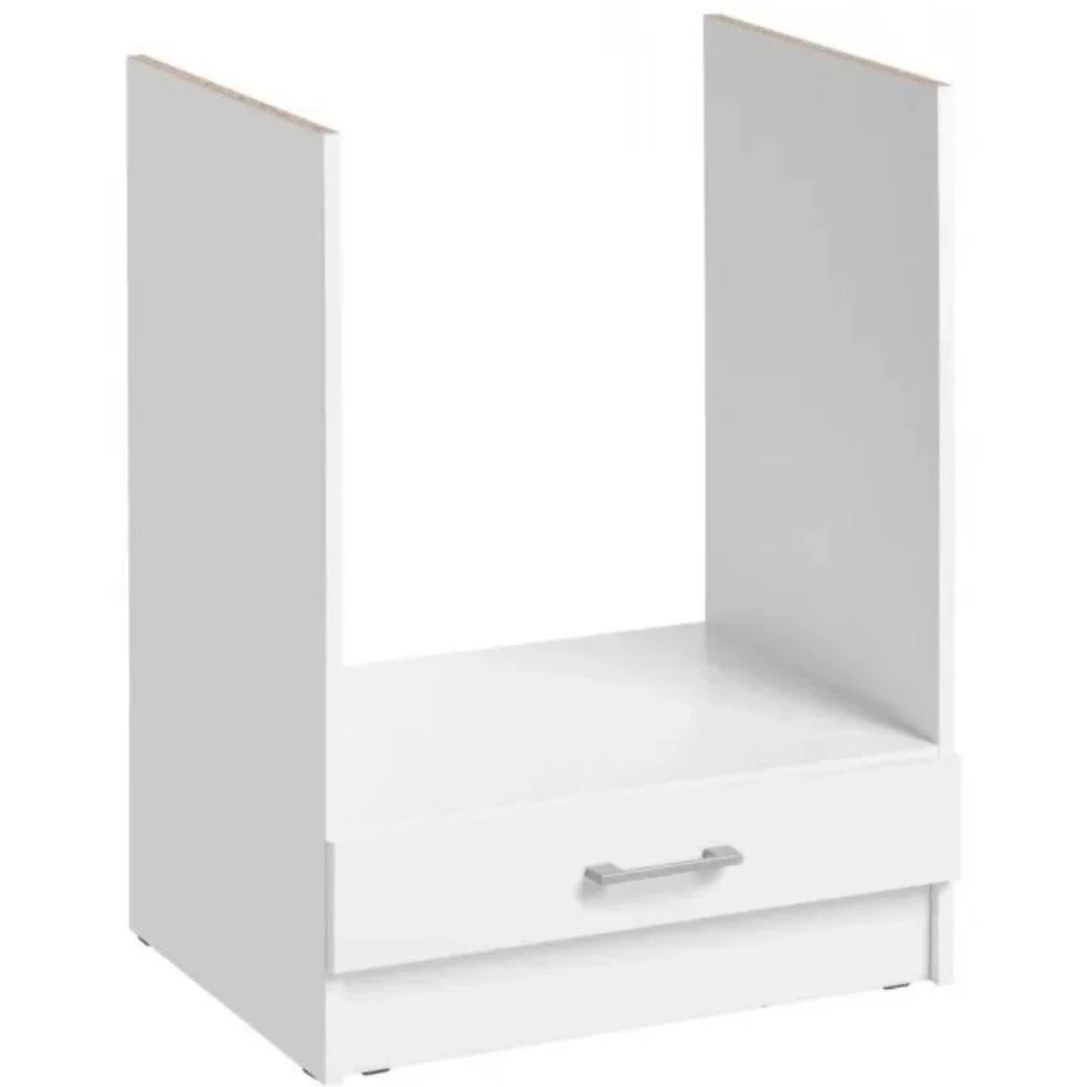 Cuisineandcie - Meuble pour Four encastrable Eco Blanc L 60 cm