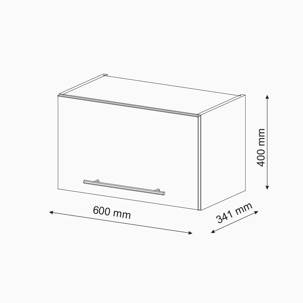 Vicco Armoire Murale Fame-Line, Blanc Haute Brillance, 60x40cm Plat, à Fixation Murale pour Le Rangement des Accessoires de Salle de Bain