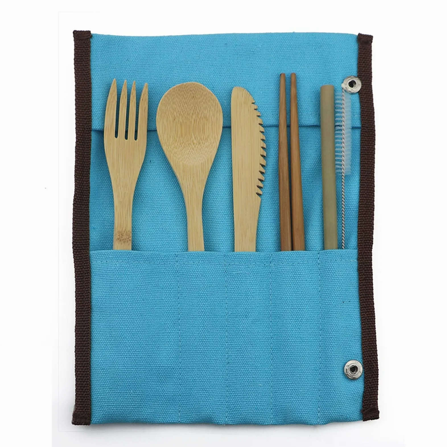 Ensemble de Couverts Japonais Portables et écologiques en Bambou, 7 pièces, pour fête, hôtel, Bar, Maison, fête, Exceptionnel