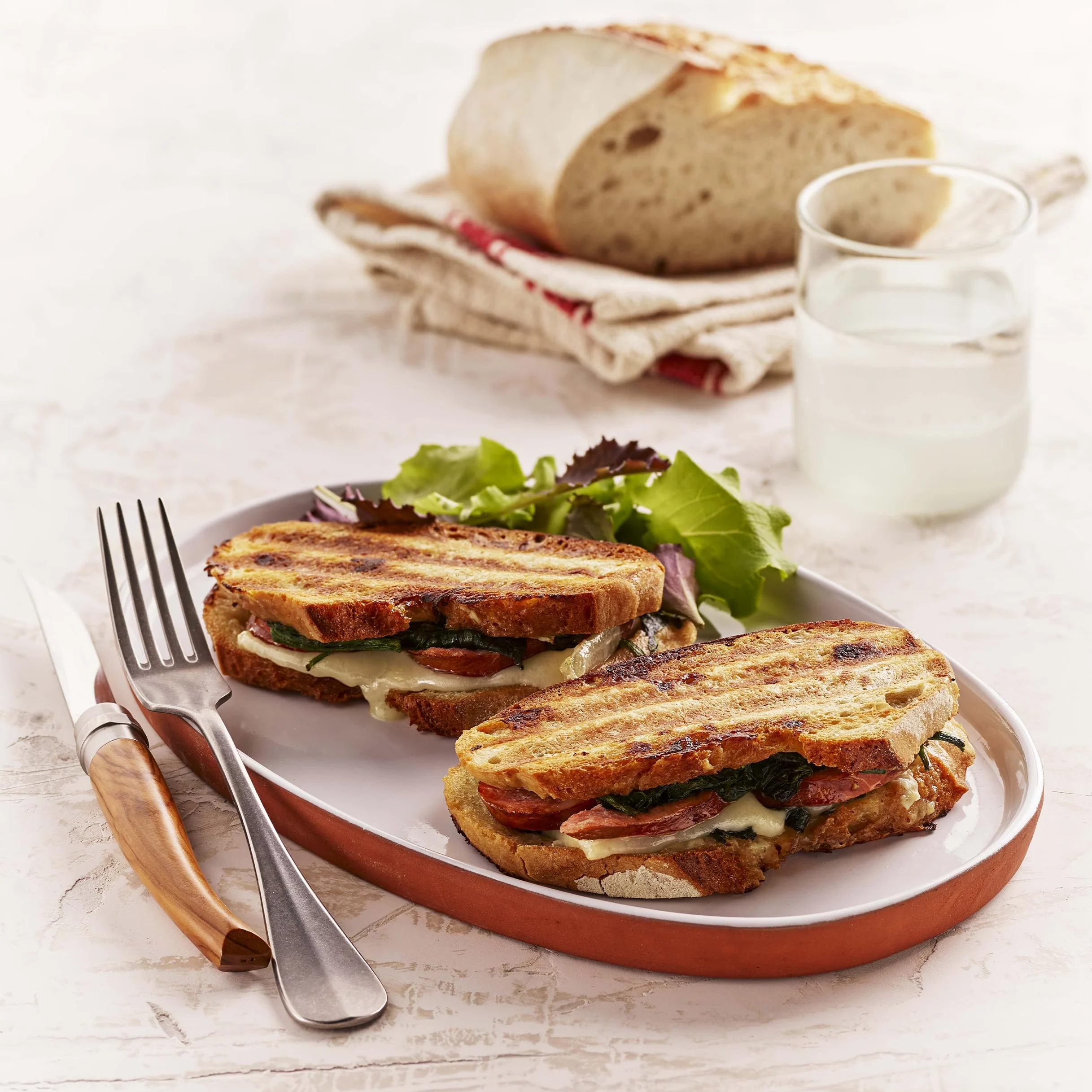 LAGRANGE Jeu de plaques Croque-monsieur, compatible avec tous les gaufriers "Premium", Plaques en fonte d'aluminium, Revêtement antiadhésif double couche, 010422