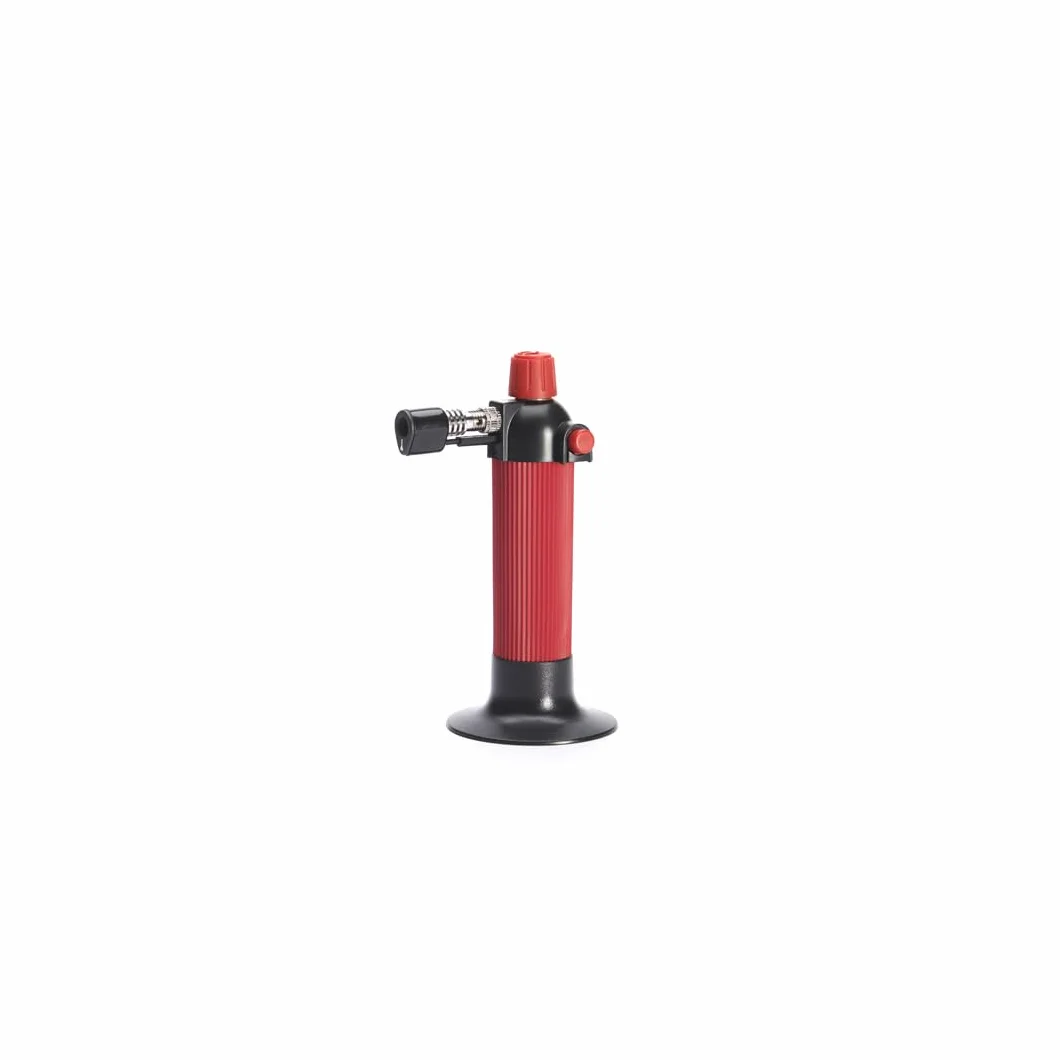 DE BUYER -2040.00N -chalumeau de cuisine - livre sans gaz, Rouge, Argent, Noir