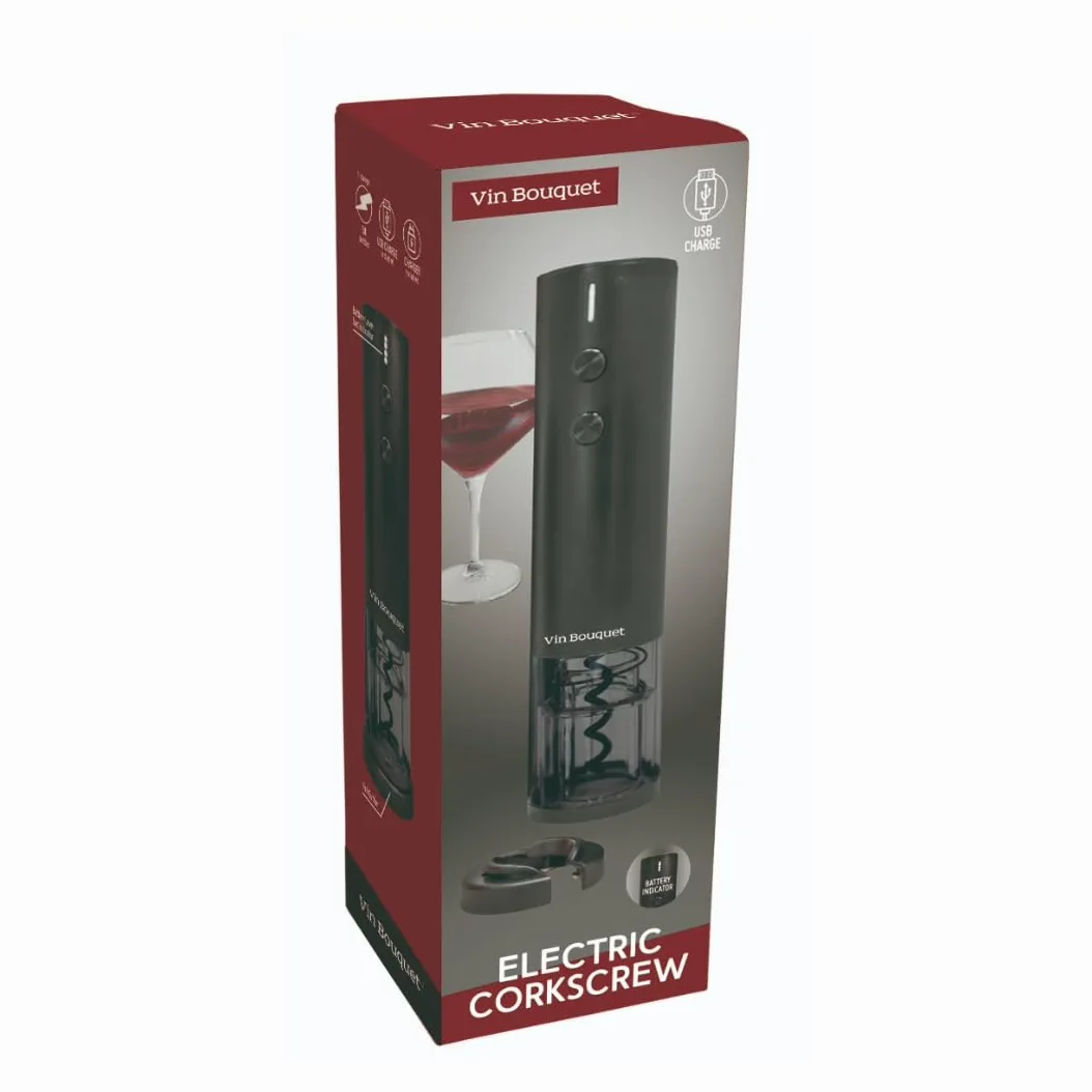 Vin Bouquet FID 002 tire bouchon électrique professionnel avec base rechargeable ouvre bouteille vin