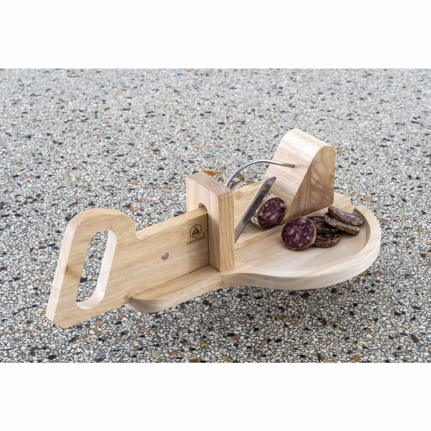 LAGUIOLE - Trancheuse à Saucisson et Charcuterie avec Plateau