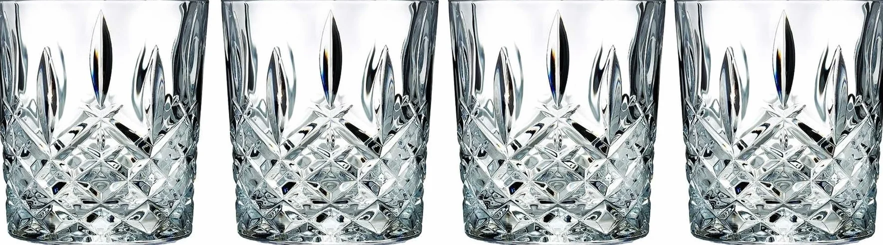 Waterford Crystal Markham DOF Lot, Set de 4, Transparent